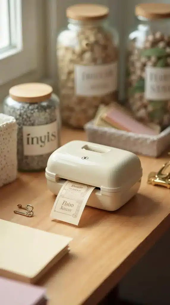 Niimbot b21 charme retrô e organização prática