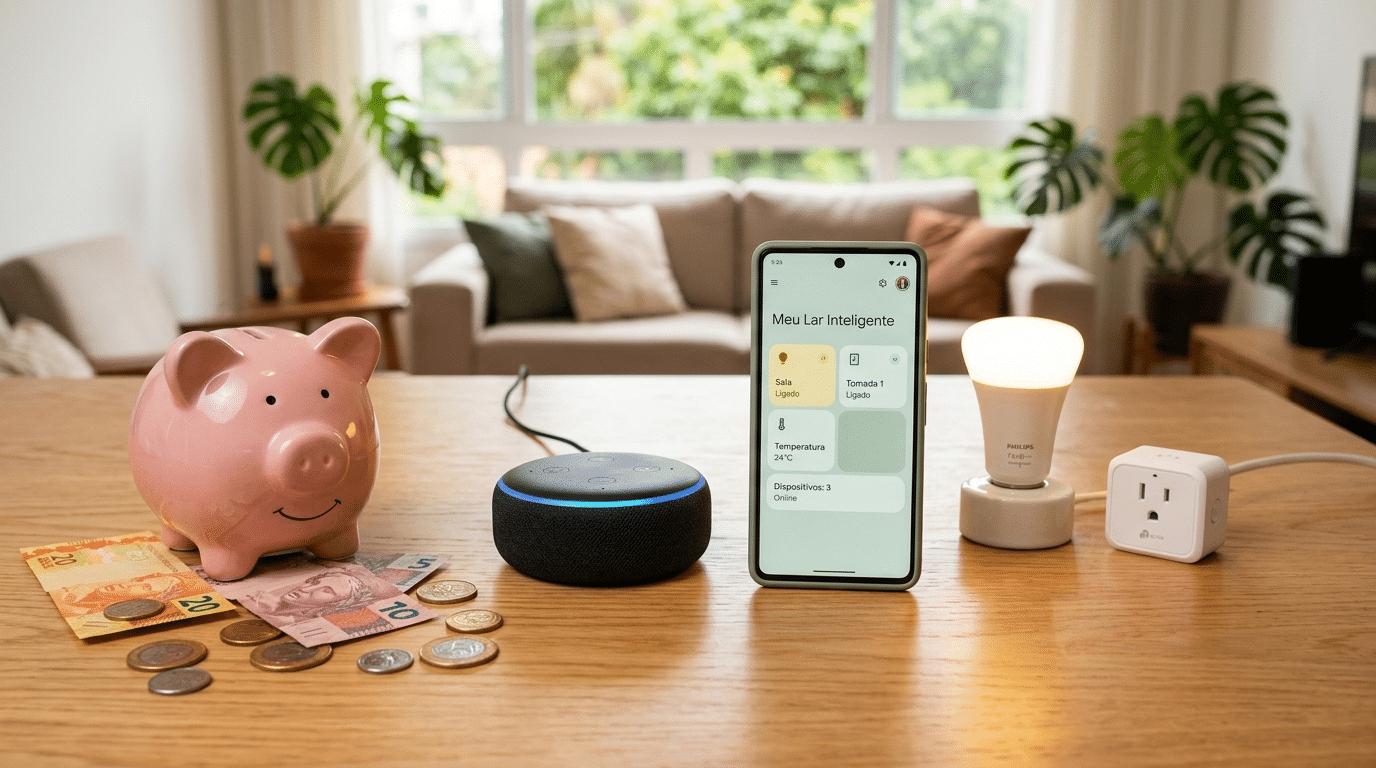 casa inteligente gastando pouco