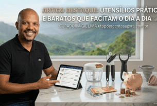 Utensílios práticos e baratos
