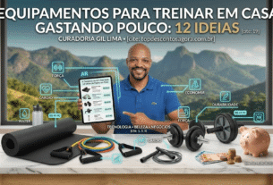 Equipamentos para treinar em casa gastando pouco: 12 ideias
