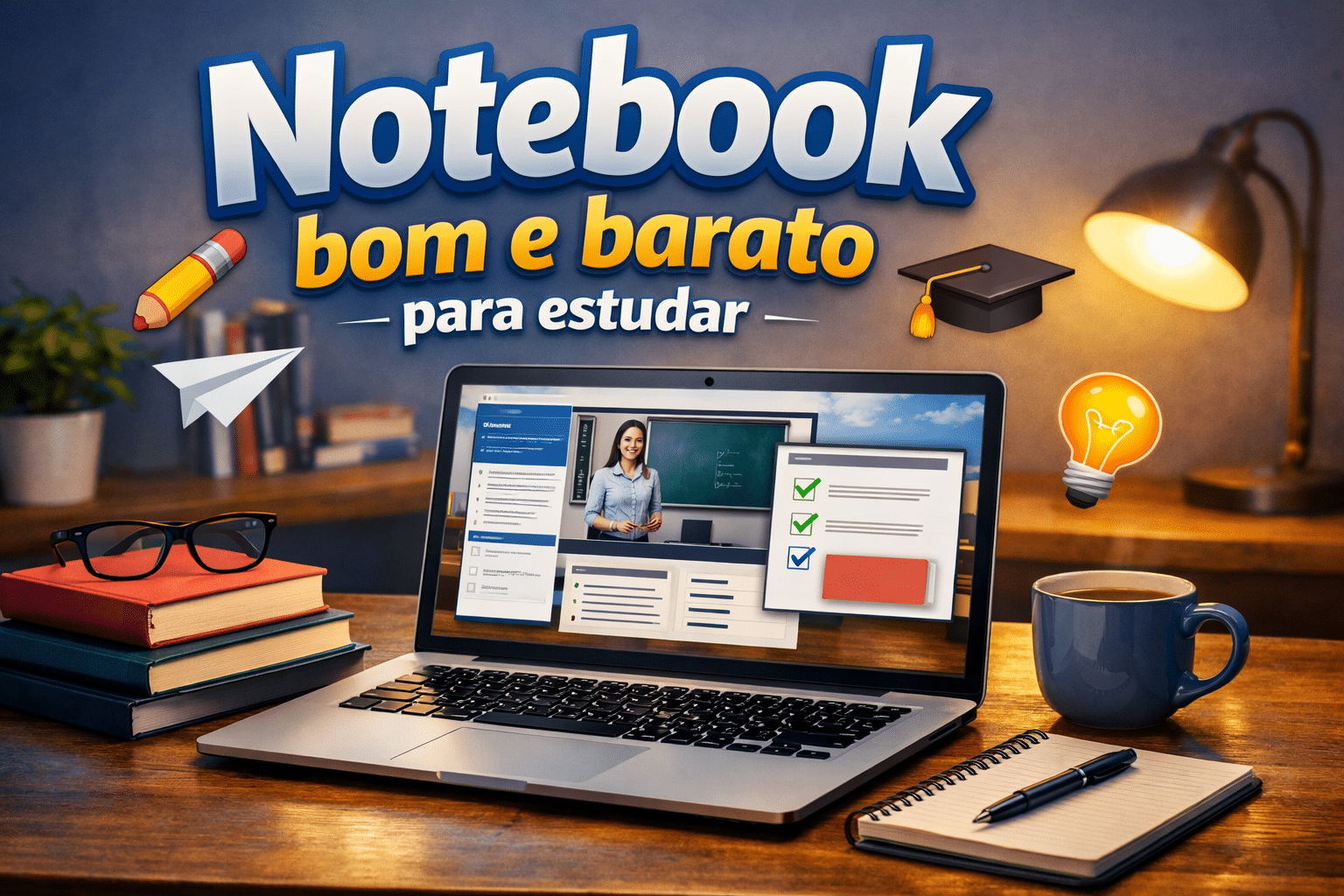 Notebook bom e barato para estudar