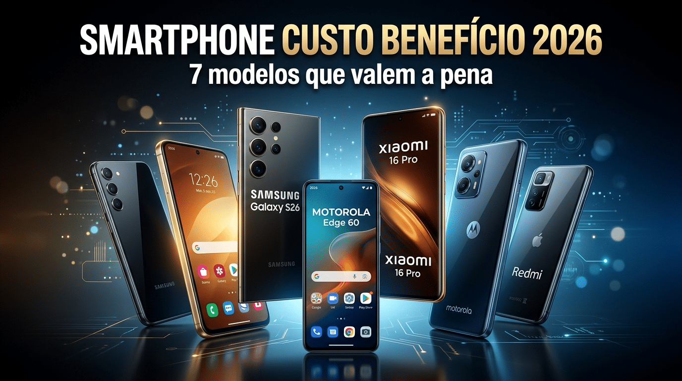 Smartphone custo benefício 2026
