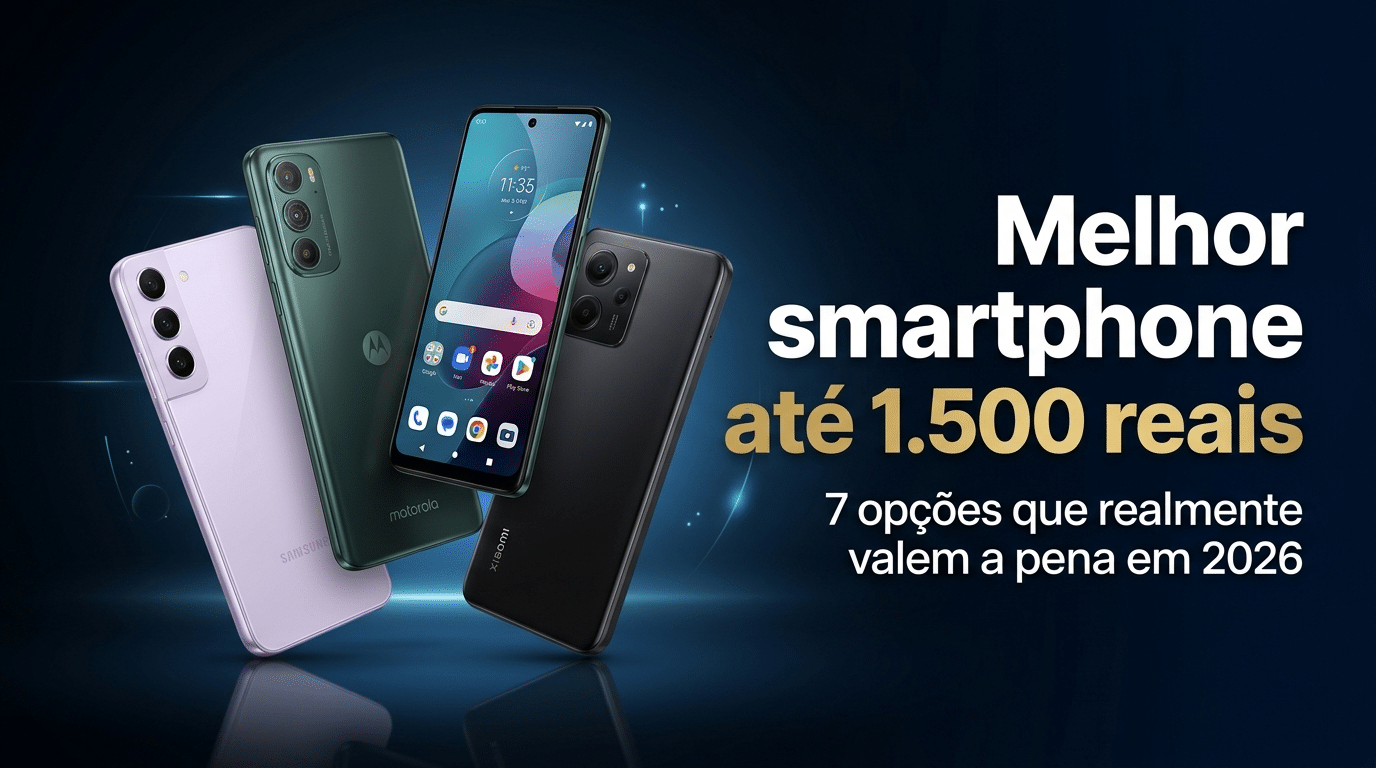 Melhor smartphone até 1.500 reais