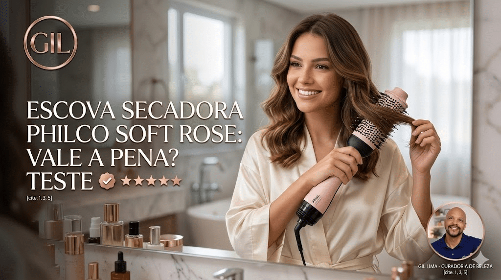 Escova Secadora Philco Soft Rose
