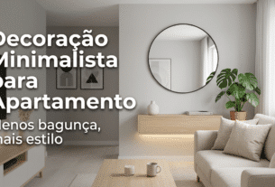 Decoração minimalista para apartamento