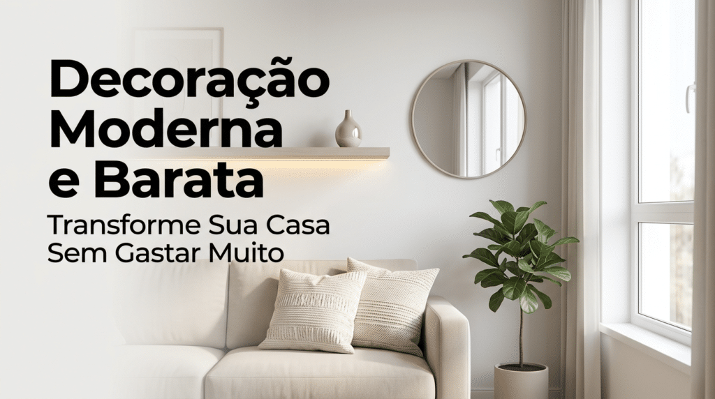 Decoração de Interiores Moderna e Barata