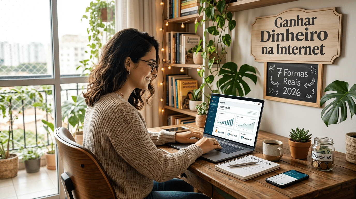 7 Formas Reais de Ganhar Dinheiro na Internet em 2026
