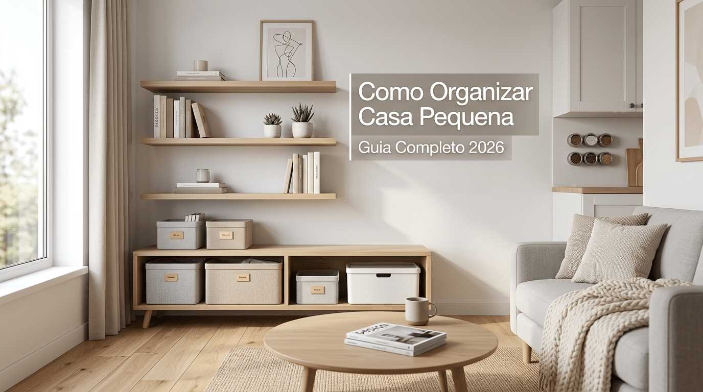 Como Organizar a Casa Pequena
