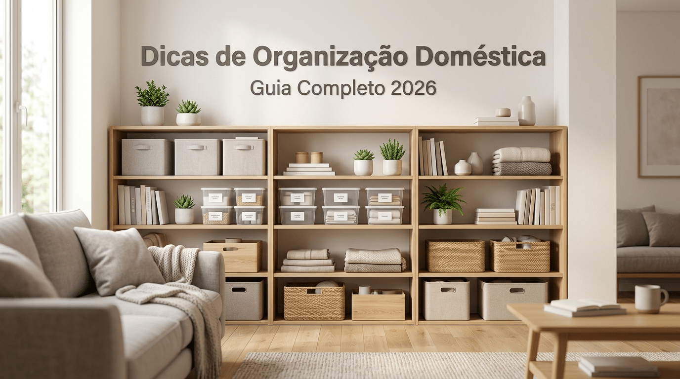 Dicas de Organização Doméstica: 8 Soluções Práticas Que Transformam Sua Casa em 2026 1 Dicas de Organização Doméstica