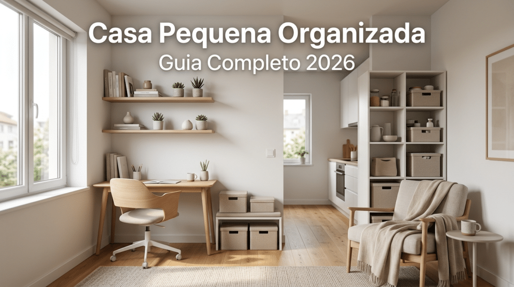 Organização para Casa Pequena com Pouco Espaço: 8 Soluções Inteligentes Que Funcionam em 2026 11 Organização para Casa Pequena com Pouco Espaço