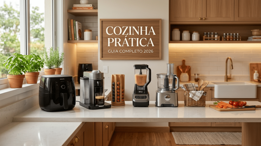 Eletrodomésticos para Cozinha Prática: 7 Itens Que Facilitam Sua Rotina em 2026 8 Eletrodomésticos para Cozinha Prática