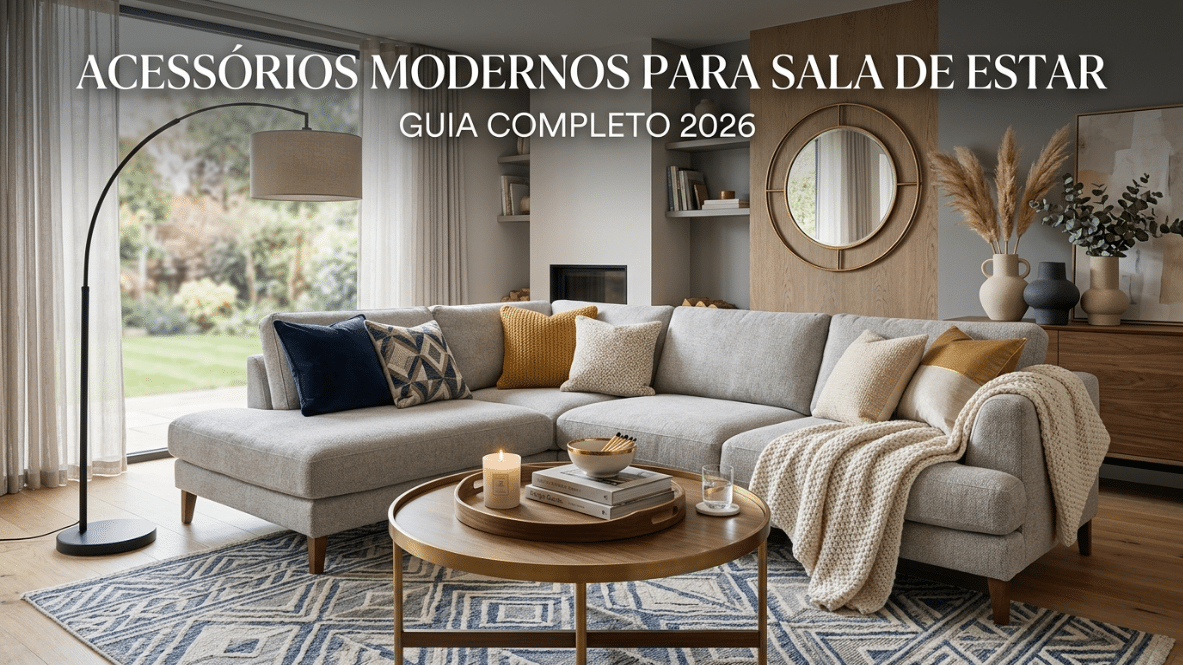 Acessórios Modernos para Sala de Estar