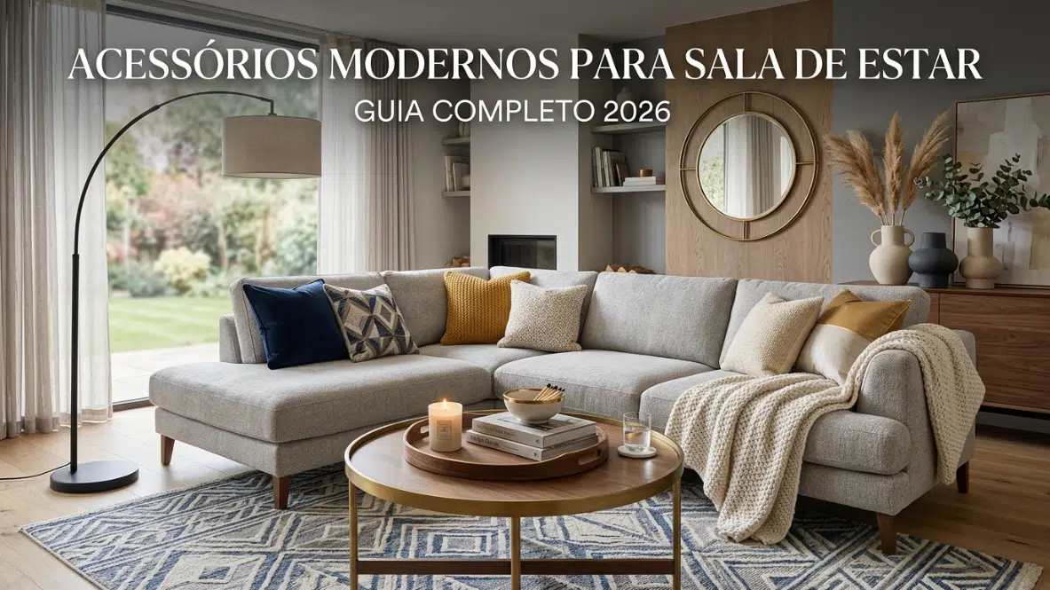 Acessórios Modernos para Sala de Estar