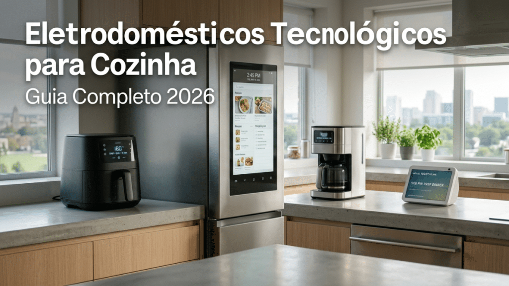 Eletrodomésticos Tecnológicos para Cozinha: 7 Inovações Que Transformam Sua Rotina em 2026