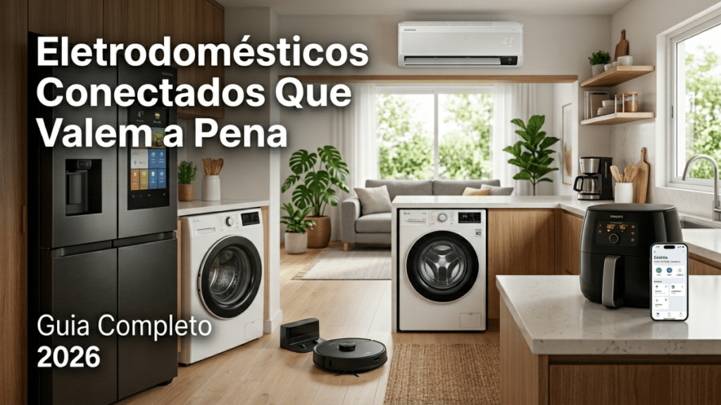 Eletrodomésticos Conectados Que Valem a Pena em 2026: Guia Completo Para Uma Casa Mais Inteligente 16 Eletrodomésticos Conectados Que Valem a Pena em 2026