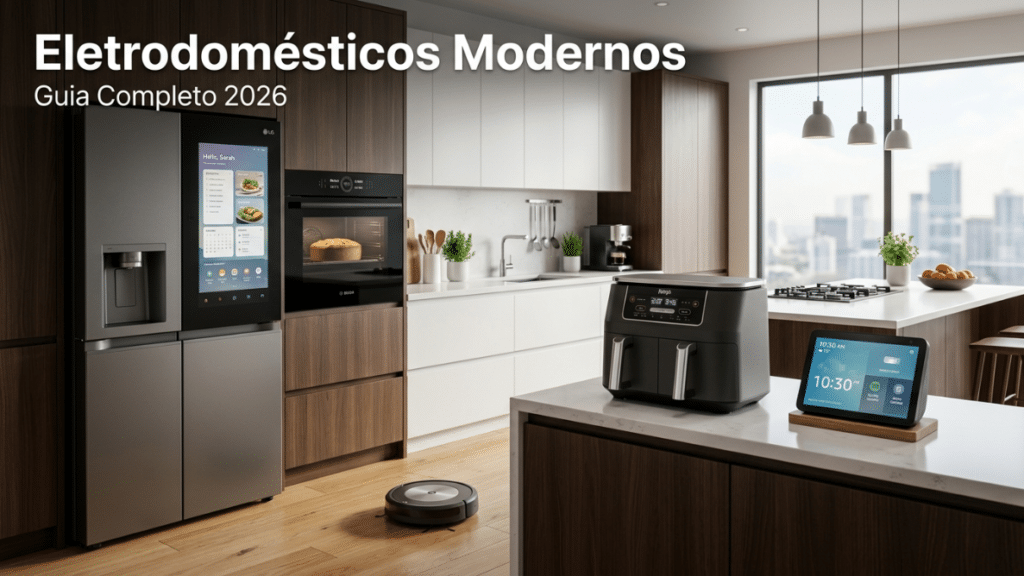 Eletrodomésticos Modernos com Melhor Tecnologia: 7 Inovações Que Valem a Pena em 2026 16 Eletrodomésticos Modernos com Melhor Tecnologia