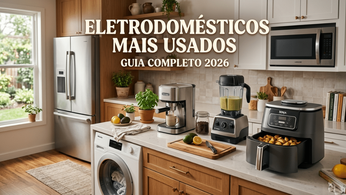Eletrodomésticos Modernos para Casa Inteligente