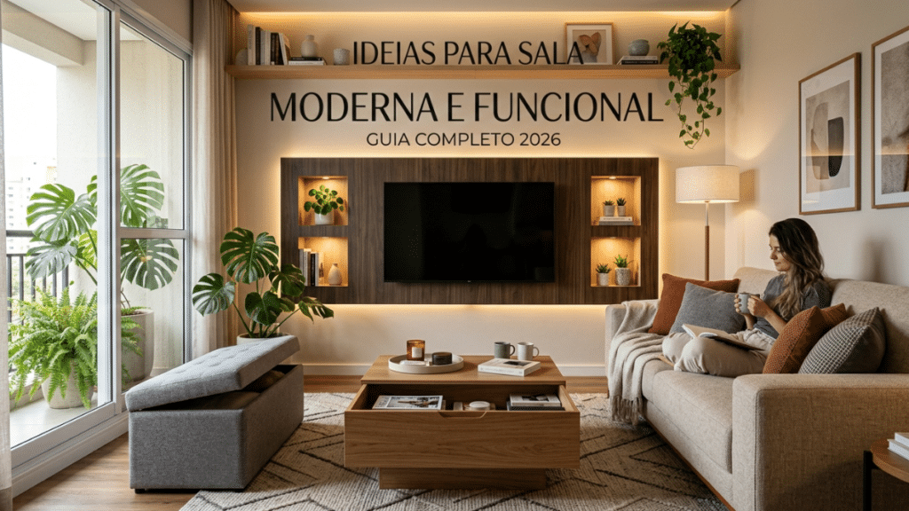 Ideias para Sala Moderna e Funcional