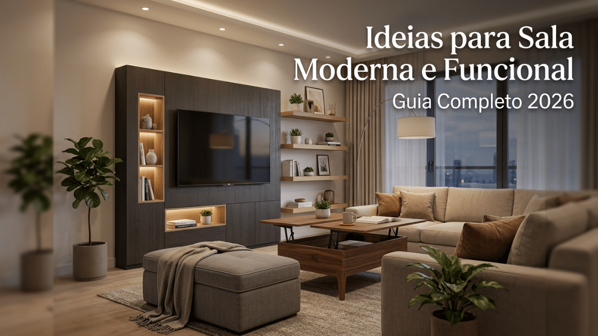 Ideias para Sala Moderna e Funcional